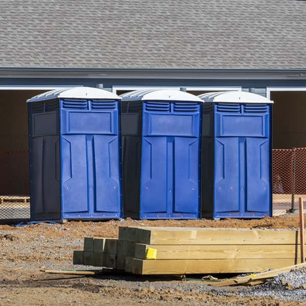 are there any restrictions on what items can be disposed of in the portable toilets in Anthem AZ